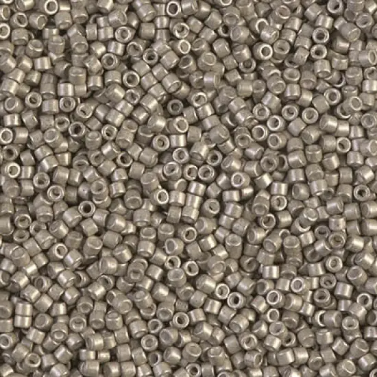 Miyuki Delica Bead 11/0 - DB1159 - Galvanized Semi-Frosted Pewter {1}