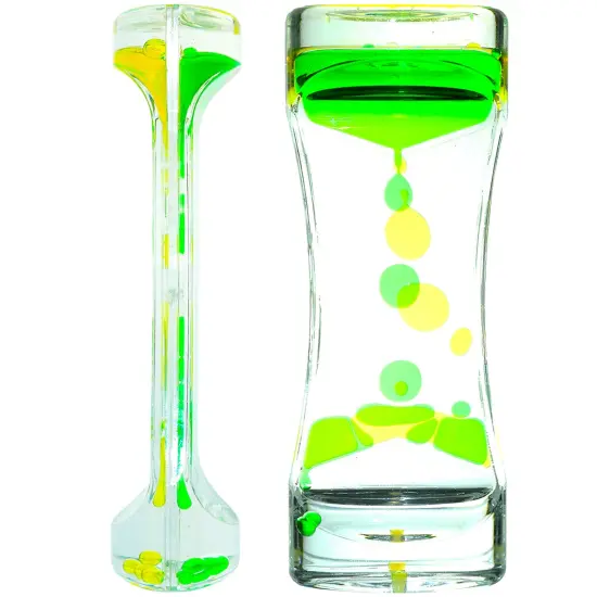 Big Mo's Toys Liquid Motion Bubble Timer - Rectangular Sensory Relaxation Water Toy - Assorted Colors, 1 Piece {4}