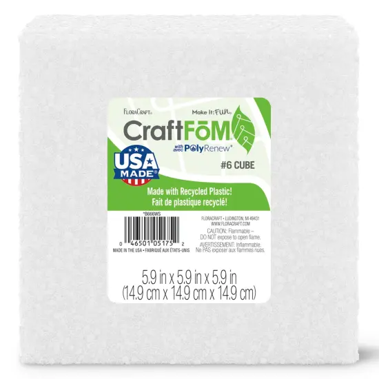 FloraCraft CraftFoM Block-5.9"X5.9"X5.9" {1}