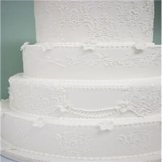 Filigree Damask Cake Stencil Set | C550 by Designer Stencils | Cake Decorating Tools | Baking Stencils for Royal Icing, Airbrush, Dusting Powder | Reusable Plastic Food Grade Stencil for Cakes | Easy to Use & Clean Cake Stencil {3}