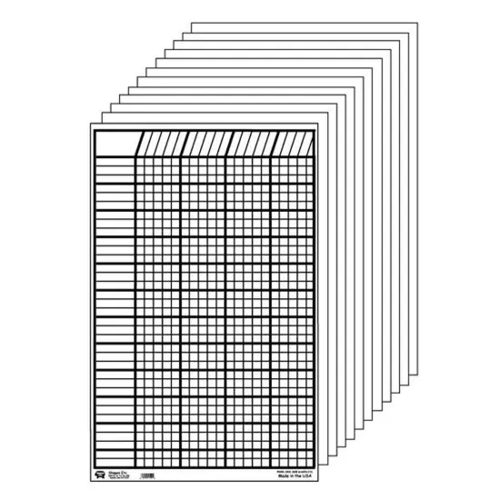 Small Incentive Chart Set, White {1}