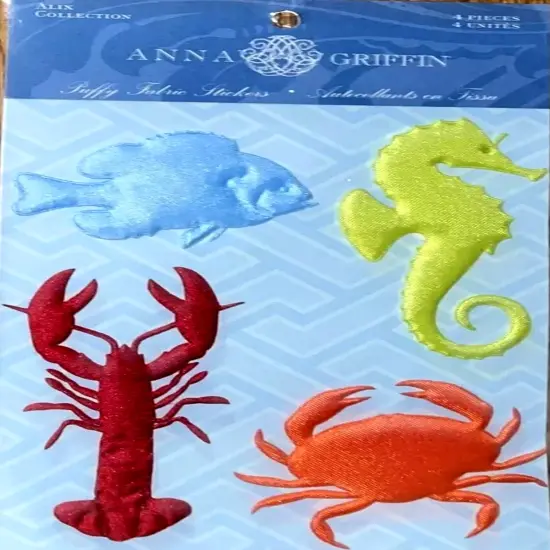 Anna Griffin Alix Puffy Fabric Dimensional Stickers {1}