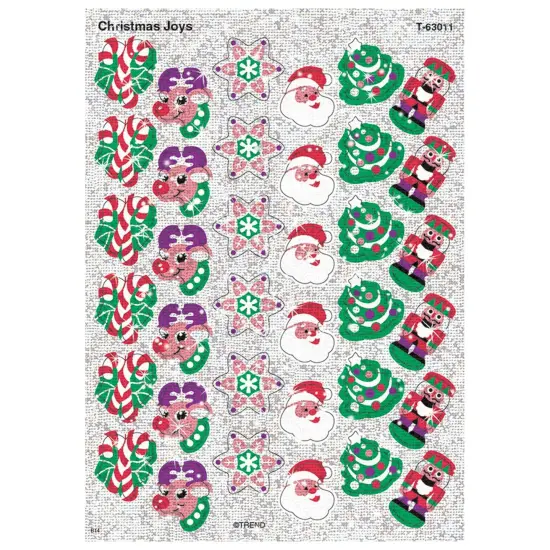 Christmas Joys Sparkle Stickers&reg;, 72 Per Pack, 12 Packs {2}