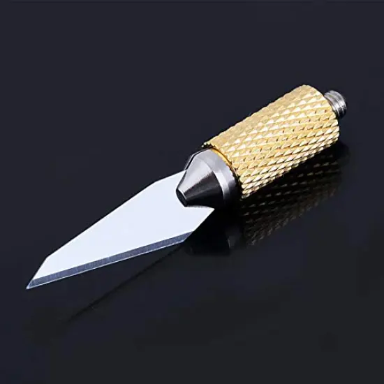 23 Pieces Pyrography Wood Burning Tips, Wood Burning Tool Kits Carving Iron Tip for Embossing/Adults/Beginners/Birthday/Wedding Anniversary/Halloween/Christmas DIY {4}