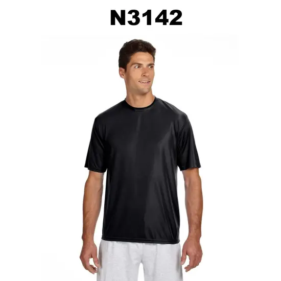 A4&reg; Men's Cooling Performance T-Shirt Teal {3}