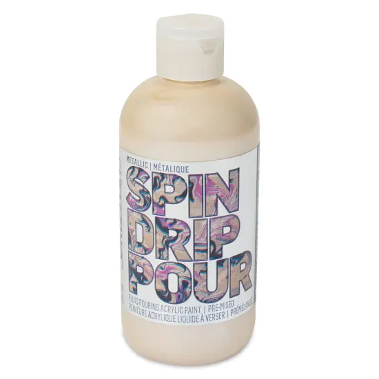 FolkArt Drizzle Acrylic Pouring Paint - Brassy Metallic, 266 ml {1}