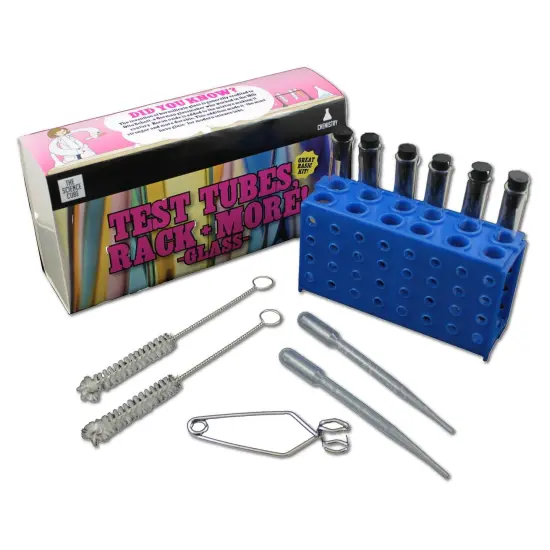 Test Tubes, Rack and More, Glass {1}