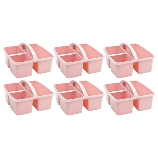 Storage Caddy, Light Pink, Pack of 6 {1}