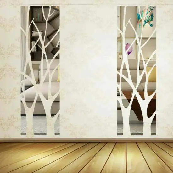 3D DIY Mirror Art Removable Wall Sticker Acrylic Mural Decal Home Room Decor {3}