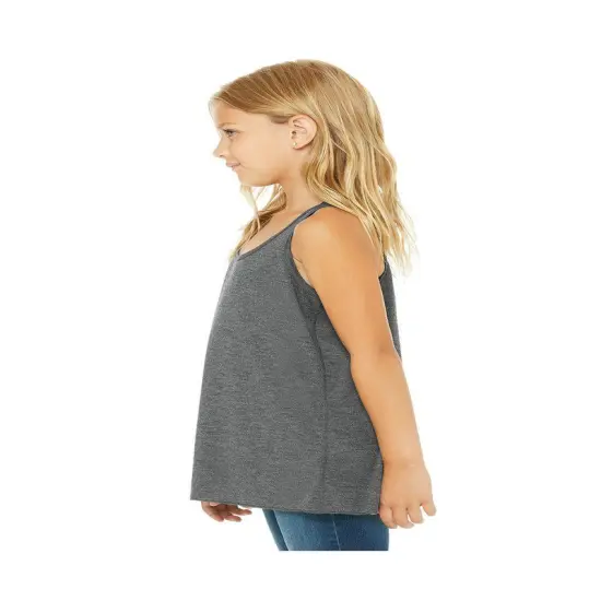 BELLA + CANVAS&reg; Youth Flowy Racerback Tank Top - 8800Y Teal {7}
