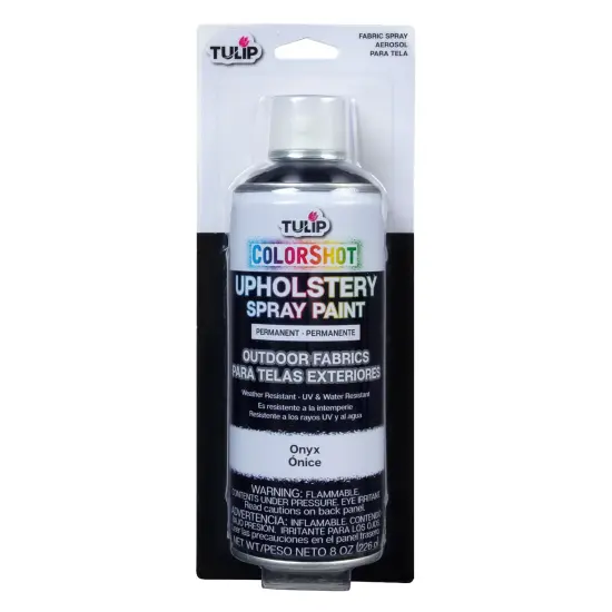 Tulip ColorShot Outdoor Fabric Upholstery Spray Onyx 4 Pack {4}