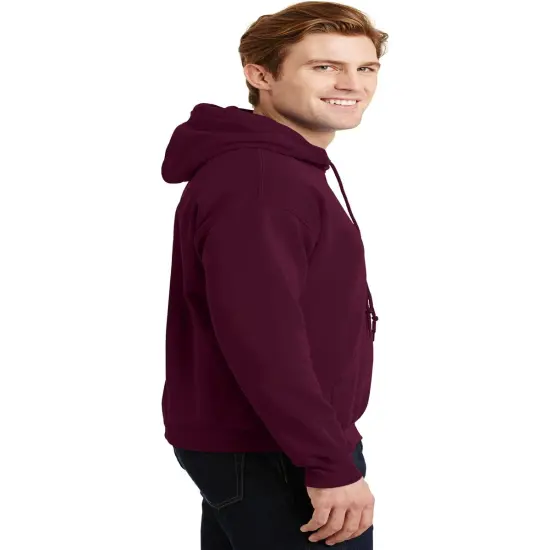 Port & Company&reg; Core Fleece Pullover Hooded Sweatshirt Natural {6}
