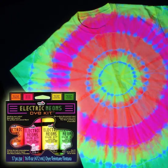 Tulip Electric Neons 16 fl. oz. 4-Color Dye Kit {6}