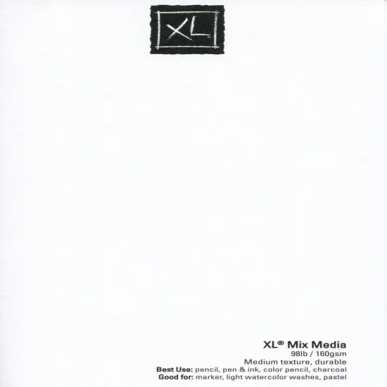 Canson XL Spiral Multi-Media Paper Pad 11"X14"-60 Sheets {4}