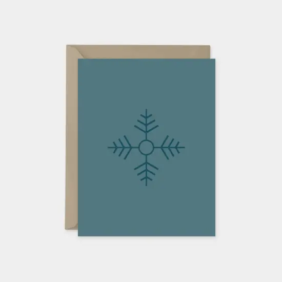 Minimalist Holiday Line Art Card No. 8, {1}