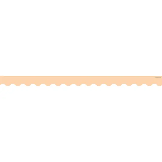 Peach Scalloped Border Trim, 35 Feet Per Pack, 6 Packs {2}