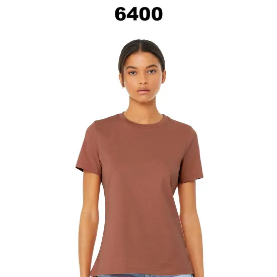 BELLA + CANVAS&reg; Women&rsquo;s Relaxed Jersey Crewneck Short Sleeve Tee Team purple {3}