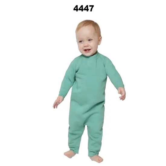 Rabbit Skins&reg; Infant Fleece One-Piece - 4447 Natural heather {3}