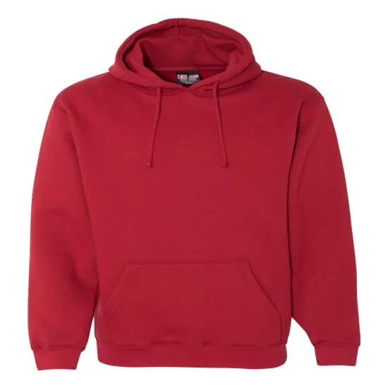 Bayside&reg; USA-Made Hooded Sweatshirt Cardinal {1}