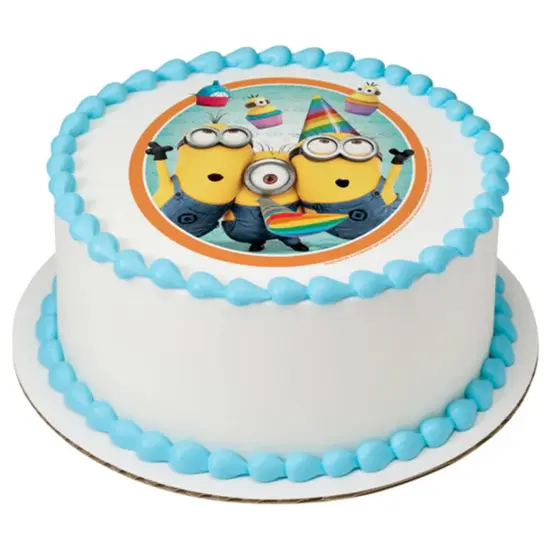 Minions Despicable Me Party Time! Edible Image {2}