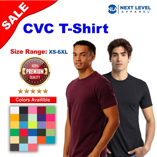 Next Level&reg; - CVC Short Sleeve Crewneck T-Shirt For Adult's Royal {3}