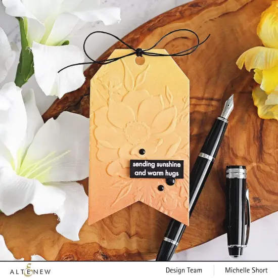 Cheerful Bloom 3D Embossing Folder {6}