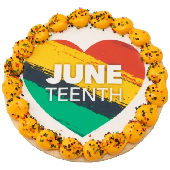 Juneteenth Edible Cake Topper Image 7.5" Round {2}
