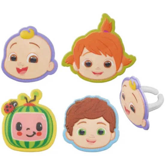 CoComelon Playtime! Cake Cupcake Rings - 12ct per order {2}
