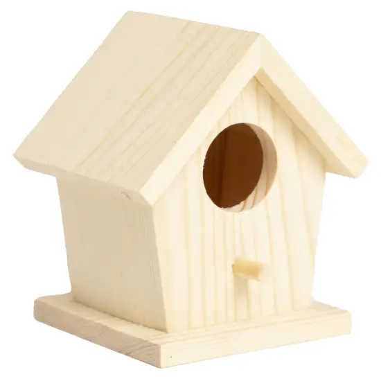 CousinDIY Unfinished Wood Birdhouse-Single Hole {3}