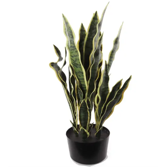 36-Inch Artificial Sansevieria Snake Plant | Maintenance-Free Faux Plant for Home and Office D&eacute;cor | Floral Home by Artificial Flowers {1}