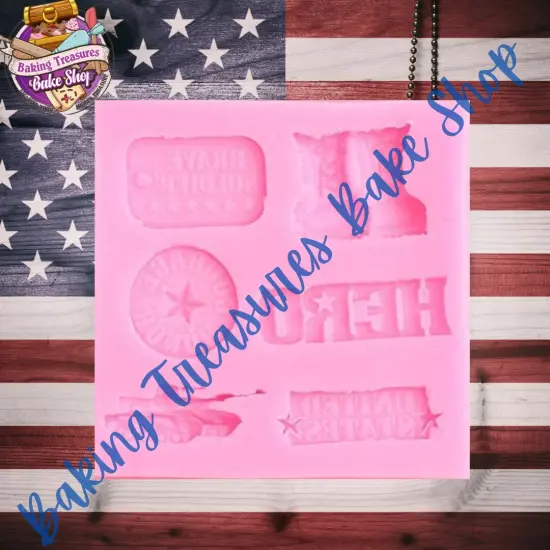 Hero Military ThemeSilicone Mold {4}