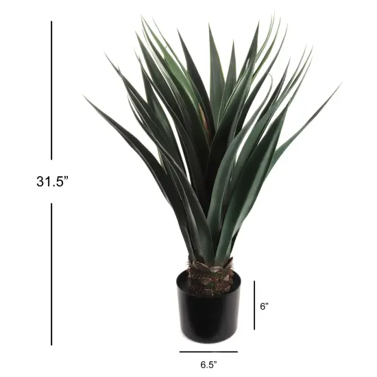 30-Inch Artificial Agave Plant in Stylish Pot | Lifelike Faux Greenery for Indoor & Outdoor D&eacute;cor | Low Maintenance & Realistic Design | Floral Home by Artificial Flowers {3}
