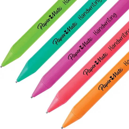 Handwriting Triangular Mechanical Pencil Set with Lead & Eraser Refills, 1.3Mm, School Supplies, Office Supplies, Sketching Pencils, Drafting Pencil, Fun Barrel Colors, 8 Count {6}