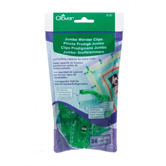 Clover Jumbo Wonder Clips - 24 pieces {1}