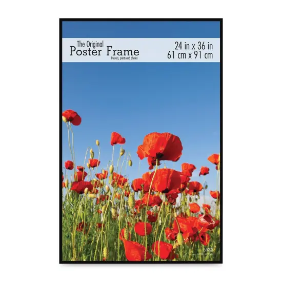 MCS Large Format Matte Poster Frame - 24" x 36" x 5/32", Black {1}