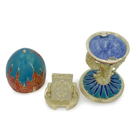 Kremlin Royal Inspired Imperial Easter Egg 4.25 Inches {3}
