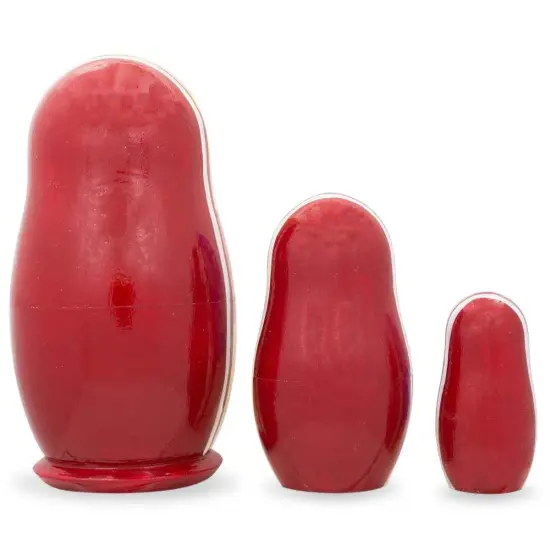 3 Nativity Scene Set Wooden Nesting Dolls 4.25 Inches {3}