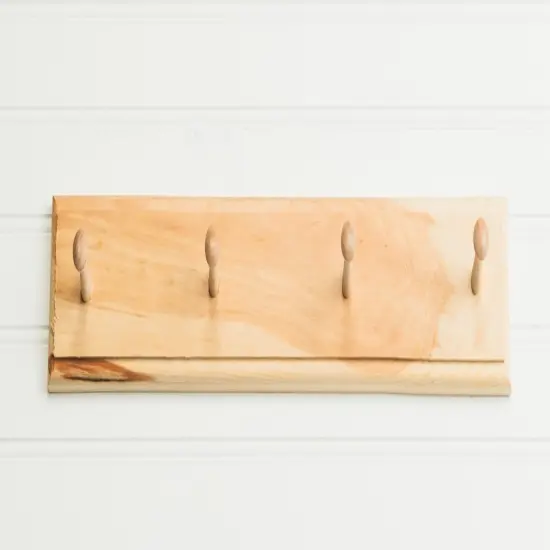 (4) Peg Wooden Plaque {1}