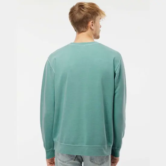 Independent Trading Co&reg; Midweight Pigment Dyed Crewneck Sweatshirt Pigment sandstone {7}