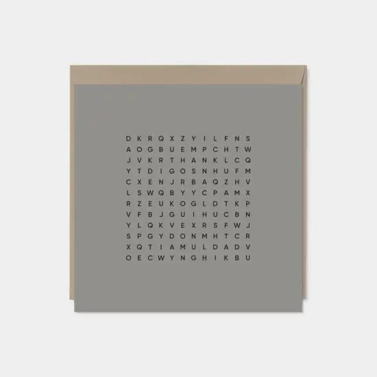 Thank You Dad Word Search Father's Day Card {5}