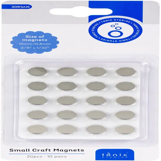 Tonic Studios Small Craft Magnets 10mm 10/Pkg-Neodymium {1}