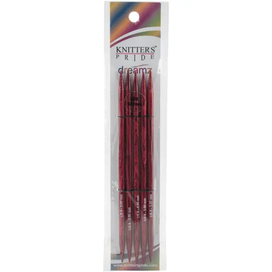KnitPro-Dreamz Double Pointed Needles 6"-Size 8/5mm {1}