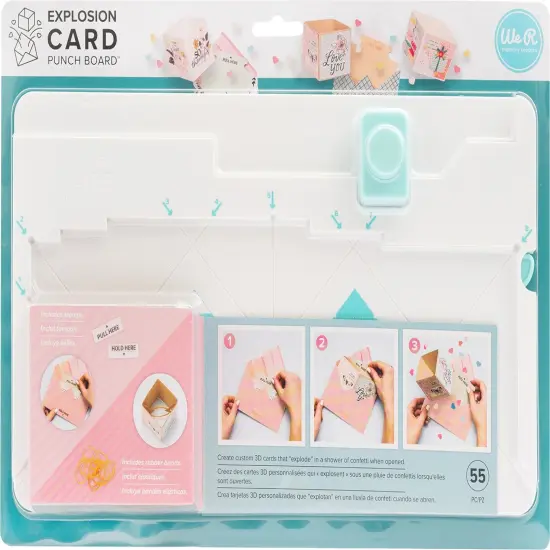 We R Punch Board-Explosion Card {1}