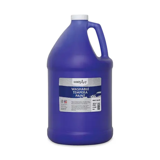 Handy Art Washable Paint - Violet, 128 oz {1}