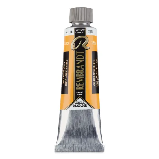 Rembrandt Artists' Oil Color - Yellow Ochre Light, 150 ml tube {1}