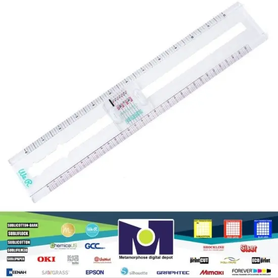 TOOL - We R Memory Keepers - COLOR CONVERTER RULER - 12 INCH 60000596 By American Crafts {1}