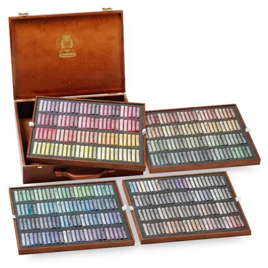 Schmincke Soft Pastel Set - Assorted Colors, Wood Box, Set of 400 {1}