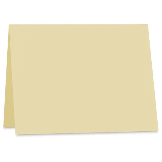 Arturo Folded Card - 5" x 3-1/4", Buttercream, Small Reply, Package of 100 {1}