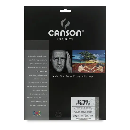 Canson Edition Etching Rags - 8-1/2" x 11", Pkg of 10 {1}