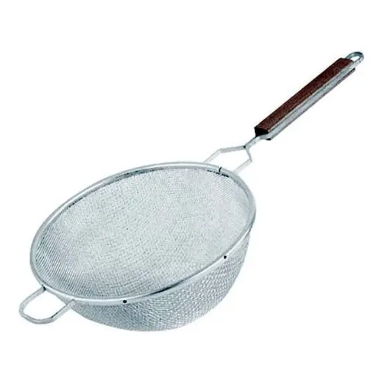 Adcraft DSM-10 Deluxe 10" Stainless Steel Double Mesh Strainer {1}